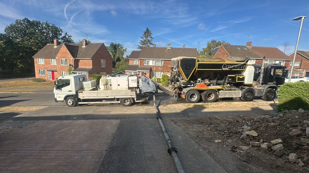Ground Line Concrete Pump Vehicle Kilburn